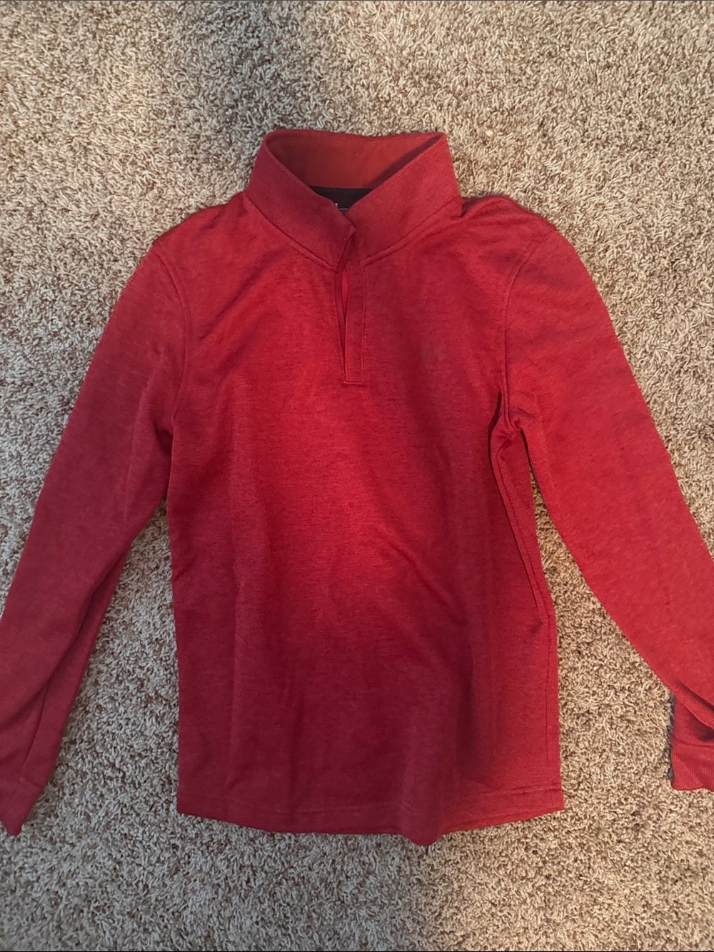 Under Armour Men’s Red Long-Sleeve Pullover